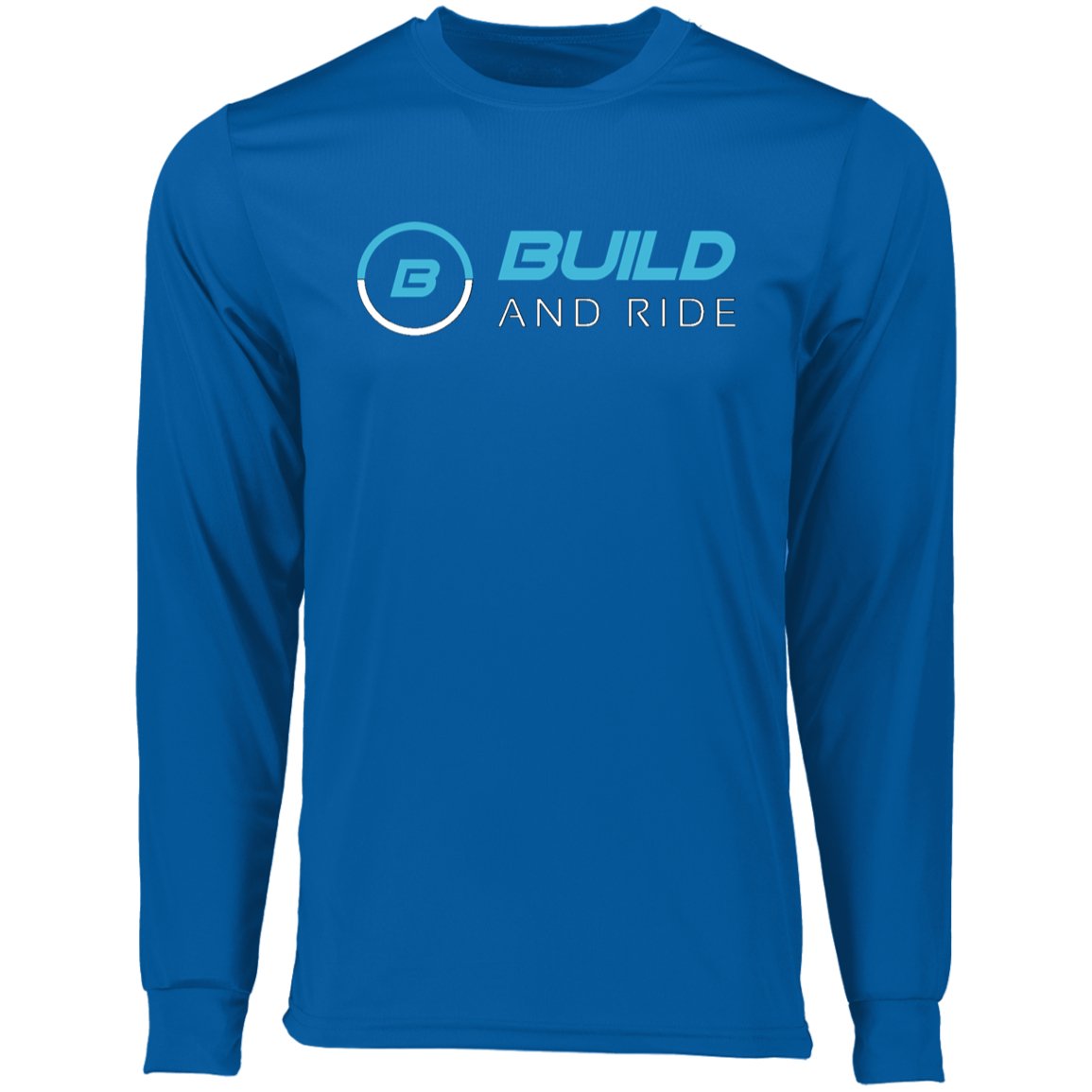 Build And Ride Long Sleeve Moisture-Wicking Tee - Build And Ride